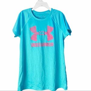 Under Armour Short Sleeve T-Shirt Teal Size M